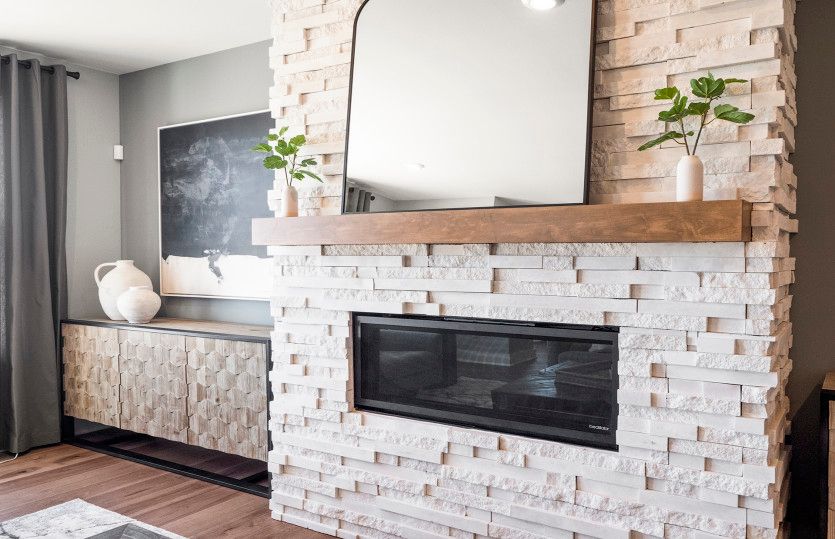 Cozy Fireplace in Gathering Room