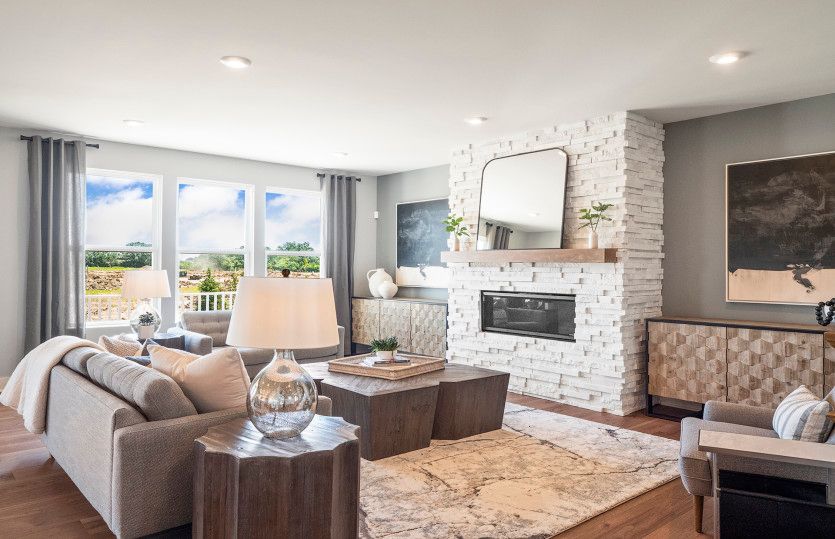 Gathering Room with Fireplace