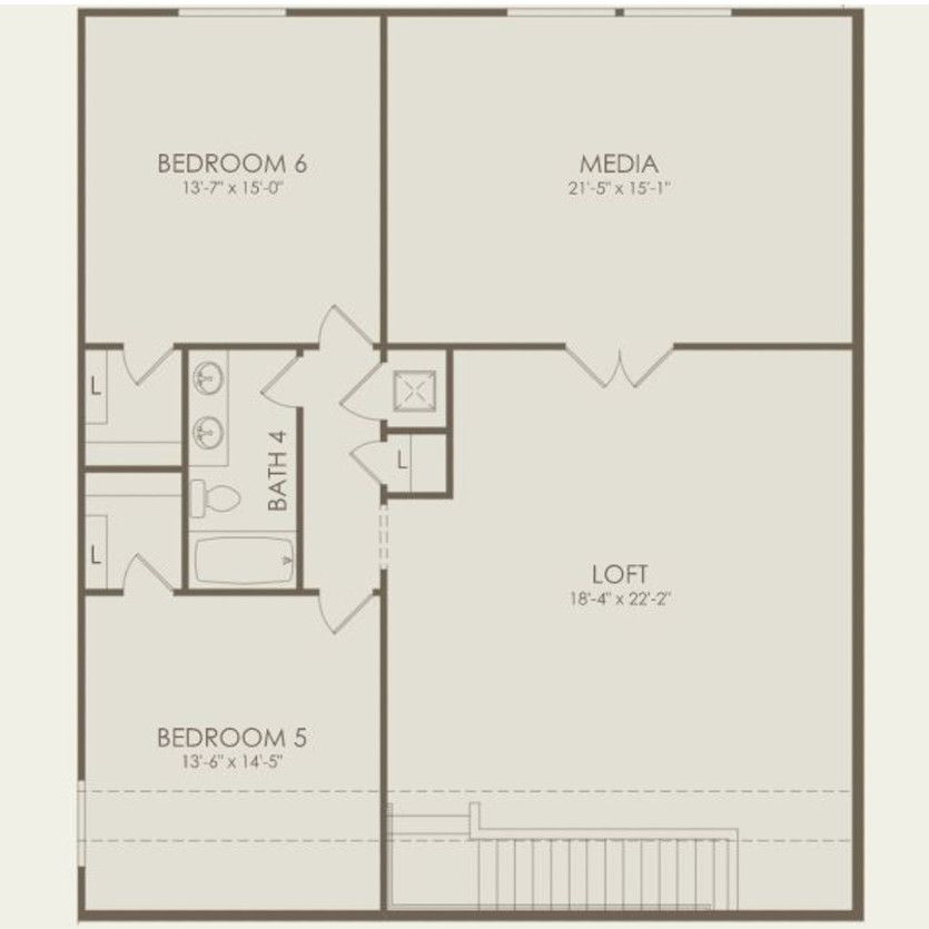 Second Floor 5 br / 3.5 ba