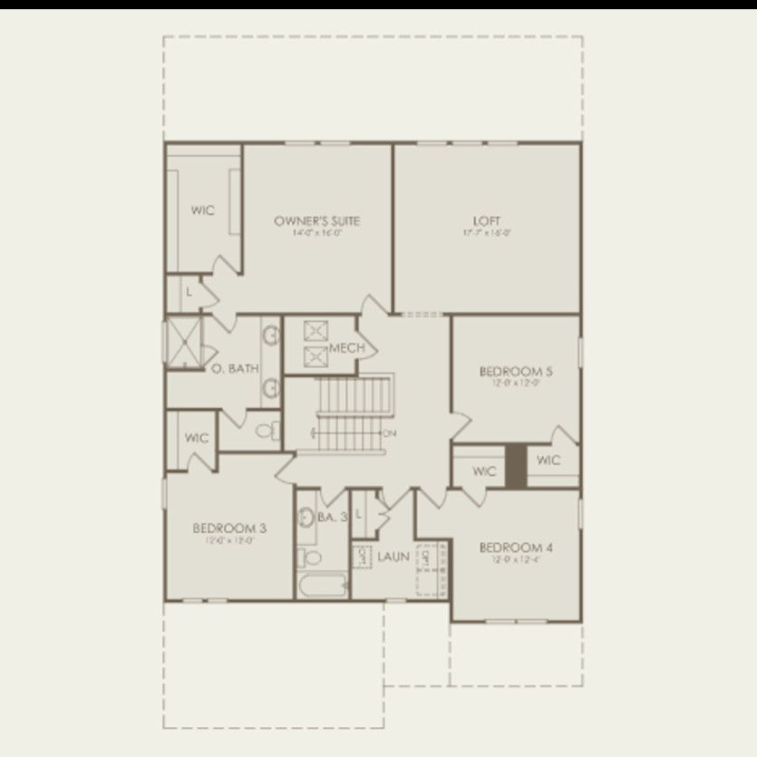 Second Floor 5 br / 4.5 ba