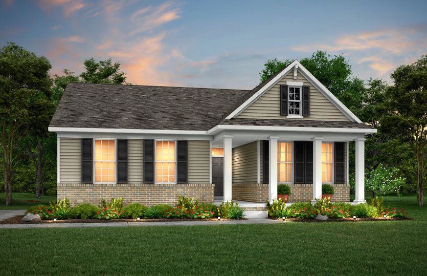 Side Entry - 
Colonial Revival 2 - Elevation HR2C