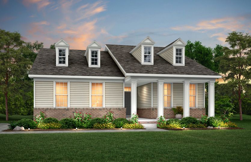 Side Entry -
Greek Revival - Elevation HR2R