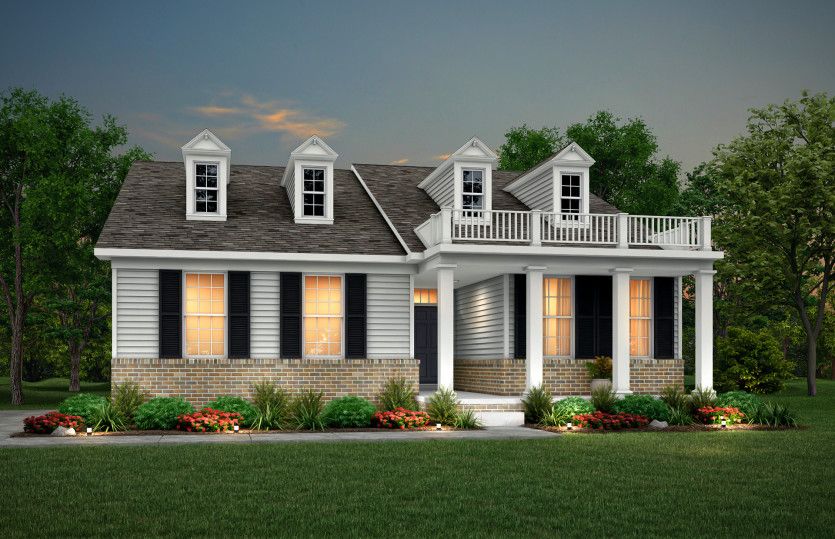 Side Entry -
Colonial Revival - Elevation HR3D