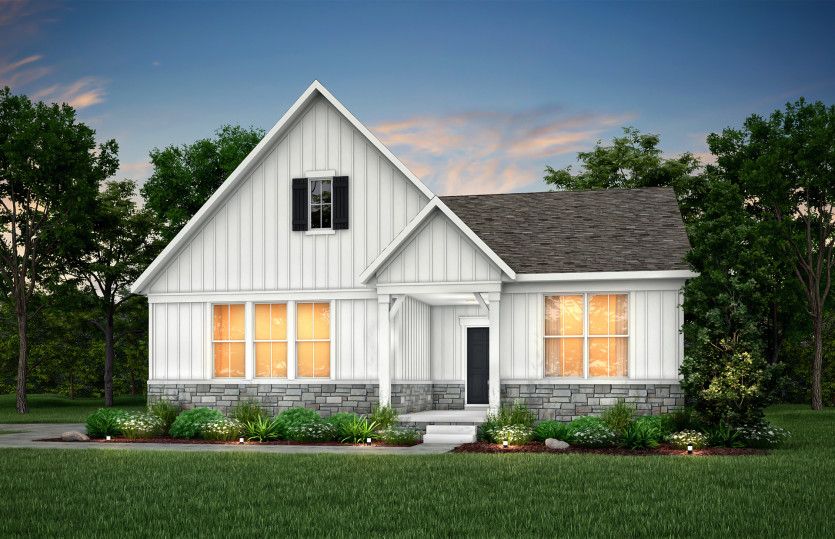 Side Entry -
Farmhouse - Elevation HR3F