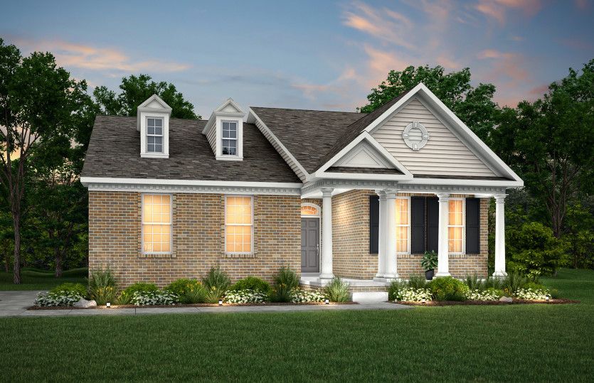 Side Entry -
Georgian Revival - Elevation HR3N