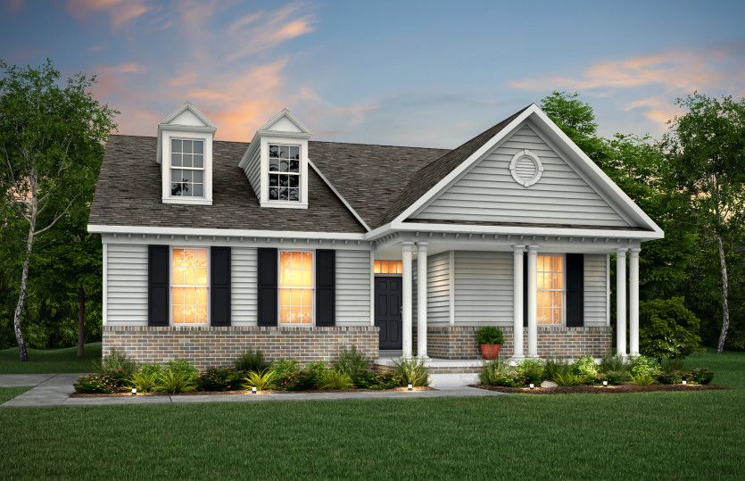 Side Entry - 
Colonial Revival - Elevation HR2J
