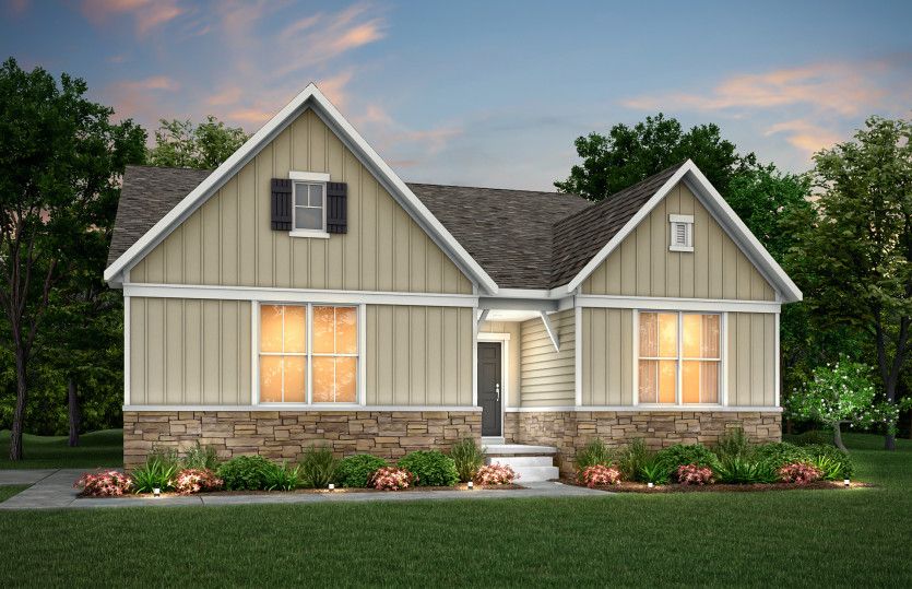 Side Entry - 
Farmhouse - Elevation HR3F