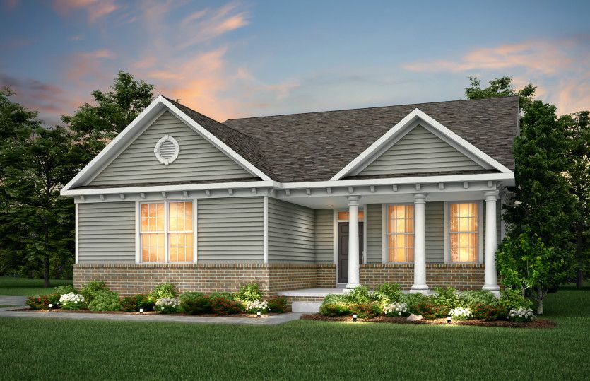Side Entry - 
Georgian - Elevation HR2A