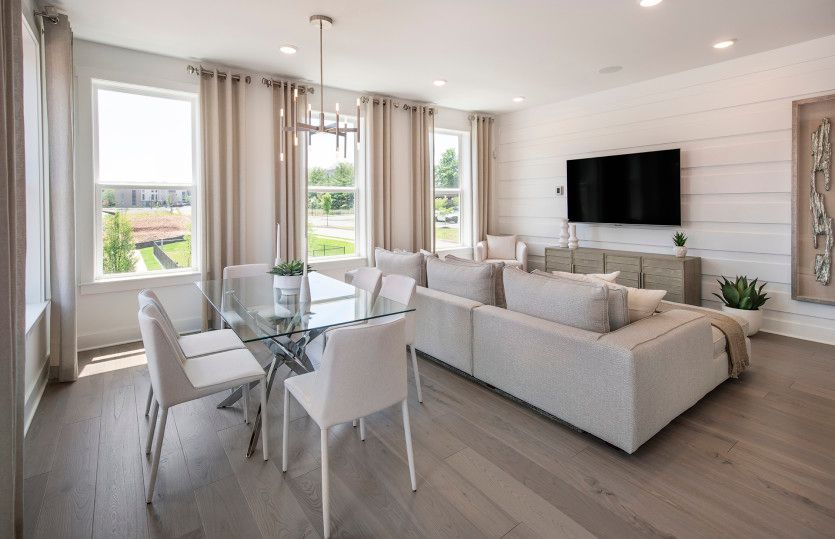 Gathering room with ample natural light