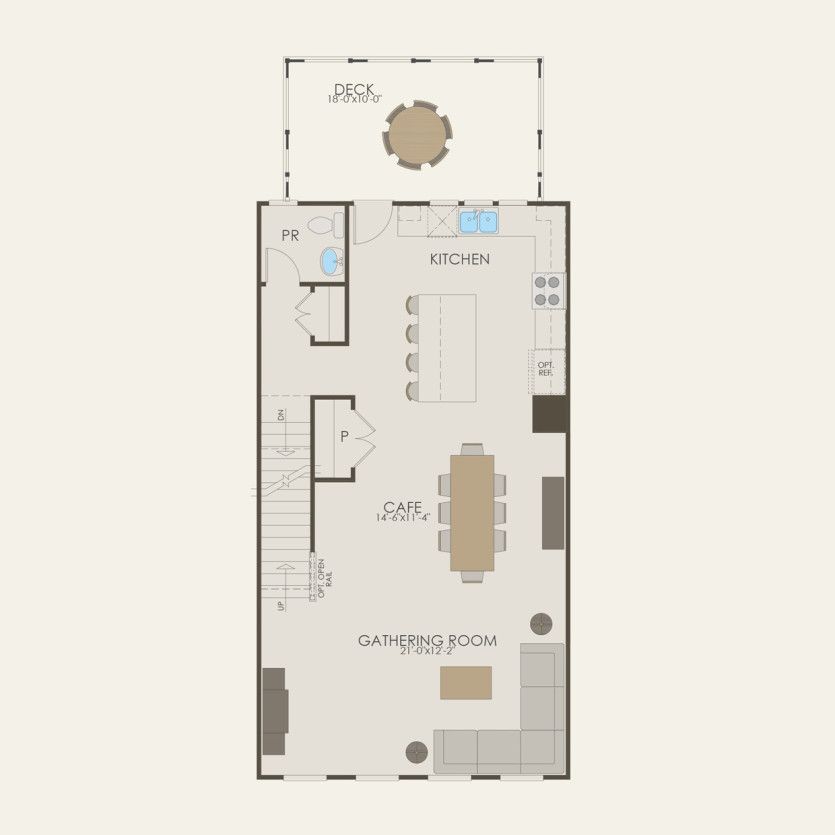 Second Floor 3 br / 2.5 ba