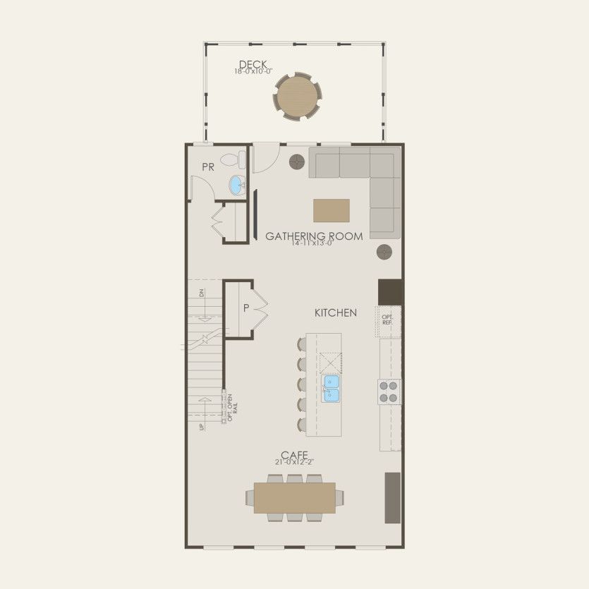 Second Floor 3 br / 2.5 ba