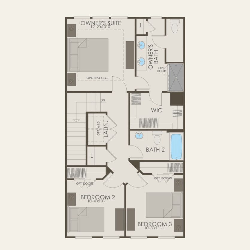 Third Floor 3 br / 2.5 ba