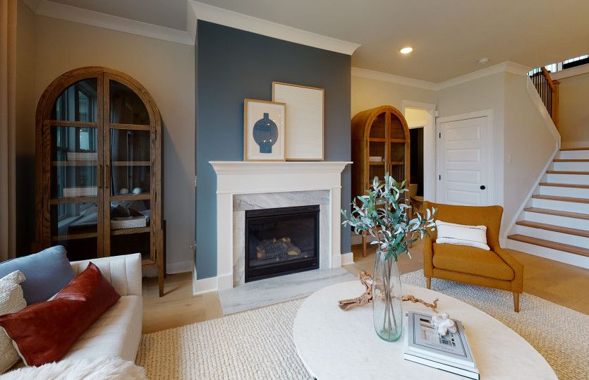 Open Gathering Room with Optional Fireplace
