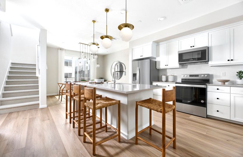 Gorgeous kitchen with large island