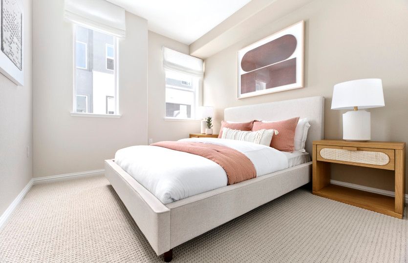 Secondary bedroom with window