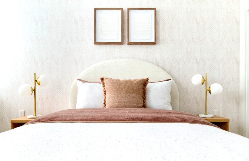 Modern secondary bedroom
