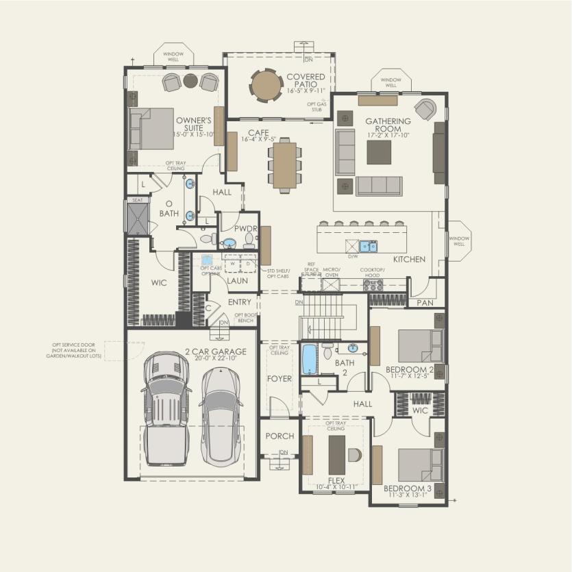 First Floor 3 br / 2.5 ba