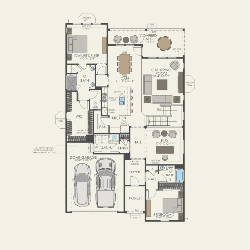 First Floor 2 br / 2 ba
