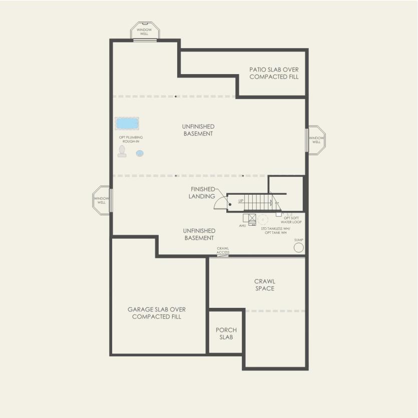 Basement 2 br / 2 ba