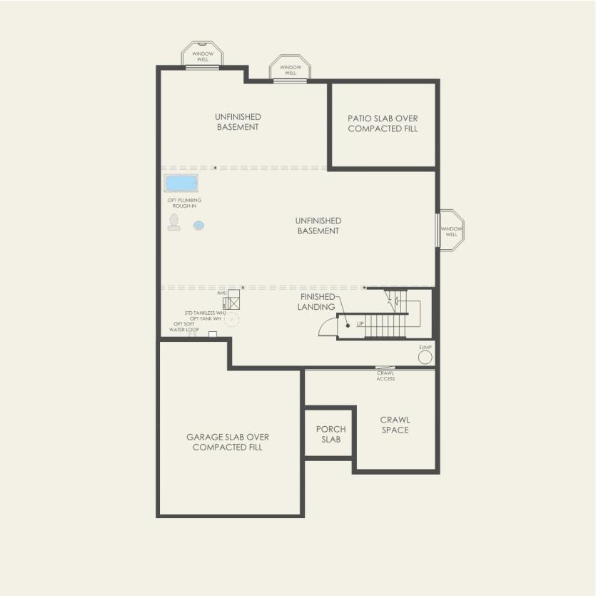 Basement 2 br / 2 ba