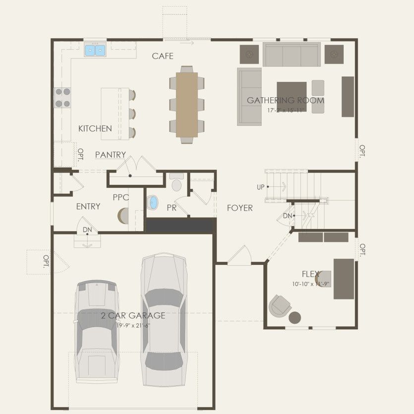 First Floor 3 br / 2.5 ba