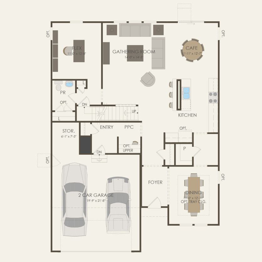 First Floor 4 br / 2.5 ba