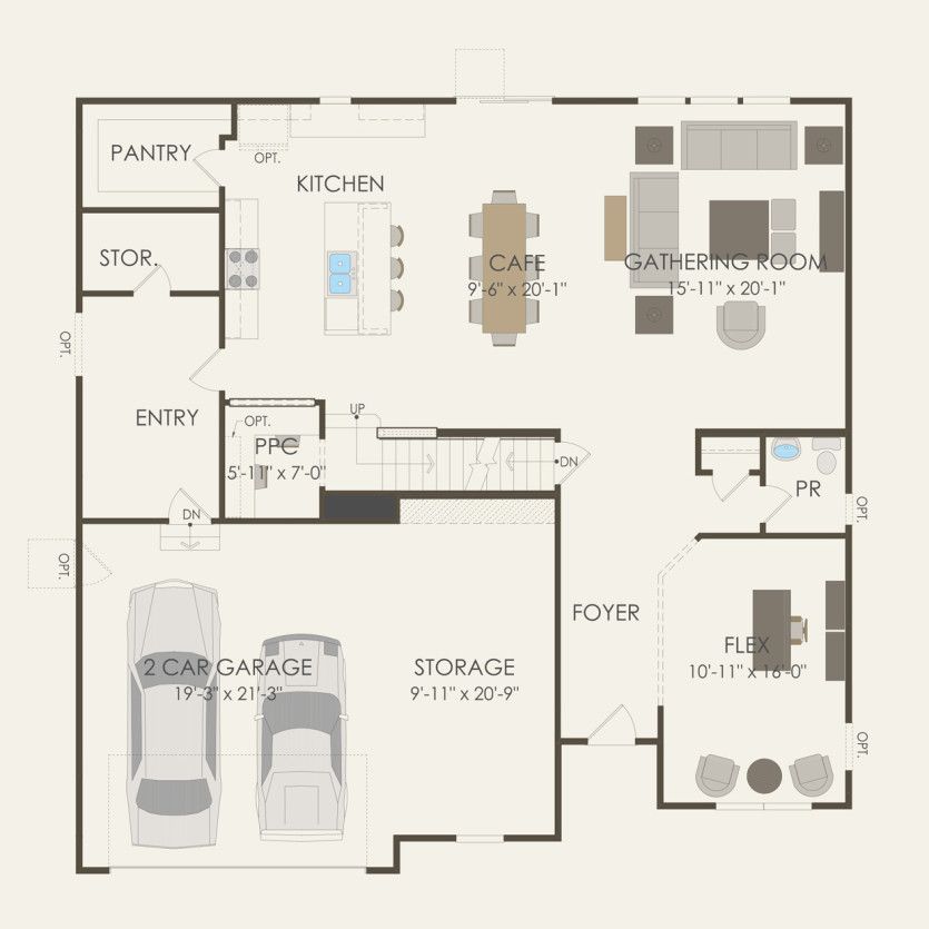 First Floor 4 br / 2.5 ba
