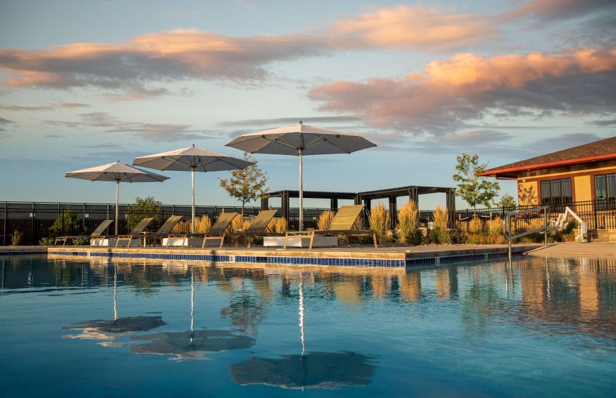 Outdoor swimming pool