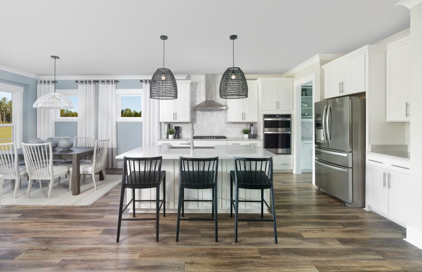 Prepare or serve meals from your new home gourmet kitchen