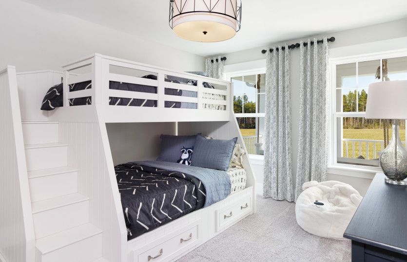Secondary bedrooms are perfect for guests to lounge