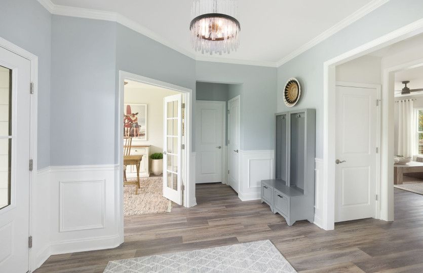 Embrace guests as they walk through your front door and into the foyer of your brand new constructio