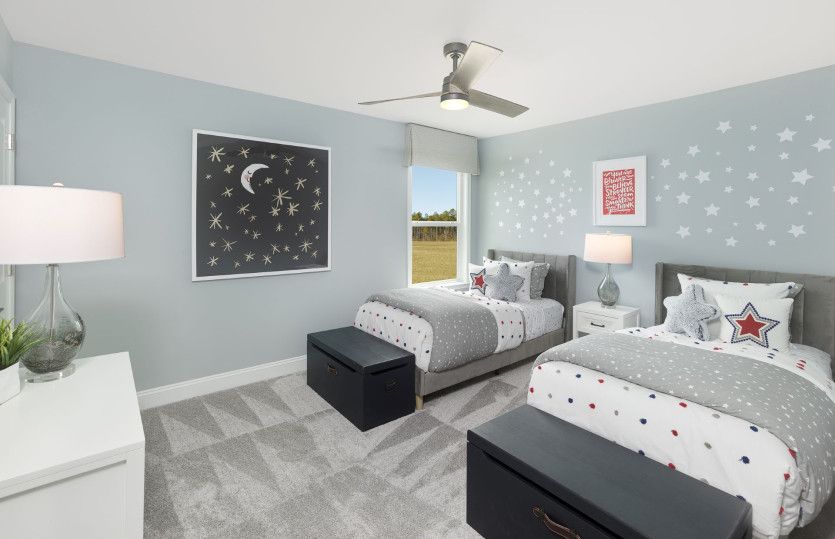 Additional bedrooms make living in your new home easy.