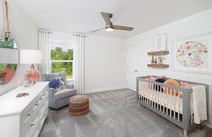 Additional bedrooms offer space for a growing household.