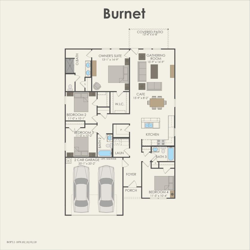 First Floor 4 br / 3 ba