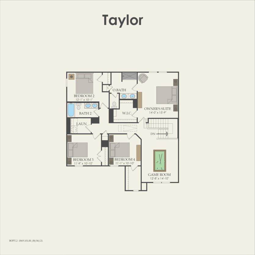 Second Floor 5 br / 3 ba