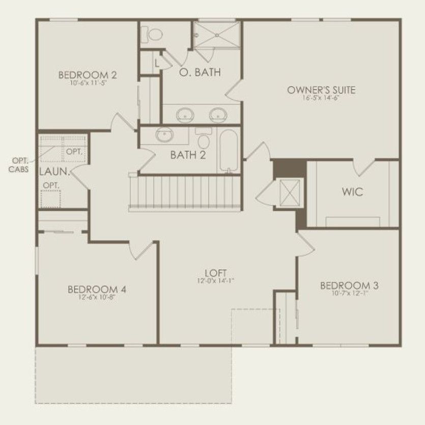Second Floor 4 br / 2.5 ba