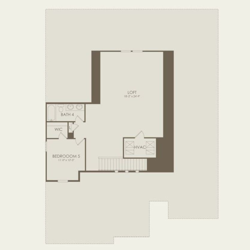 Second Floor 4 br / 3 ba