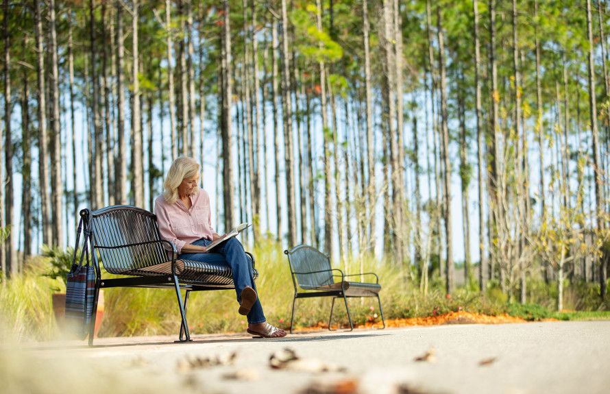 Community Benches Throughout