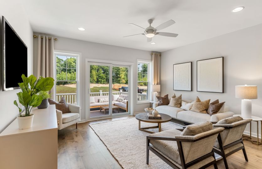 Brightly Lit Living Spaces