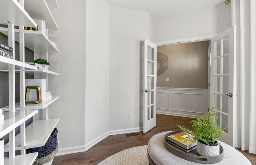 Beautiful French doors to Flex Space