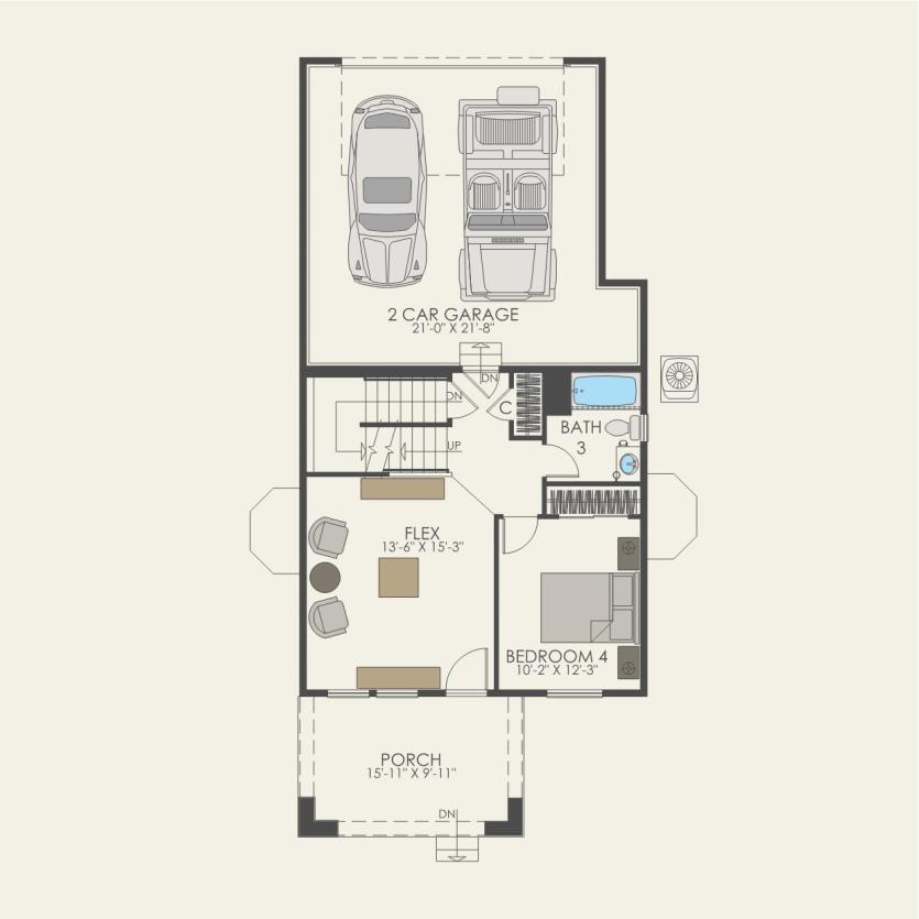 First Floor 4 br / 3.5 ba