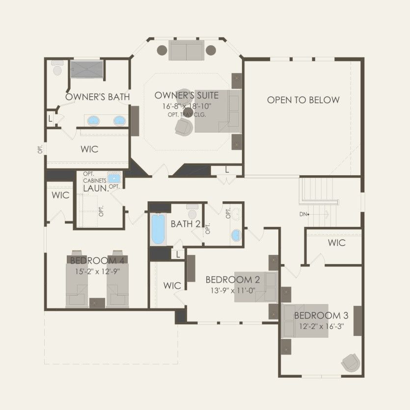 Second Floor 4 br / 2.5 ba