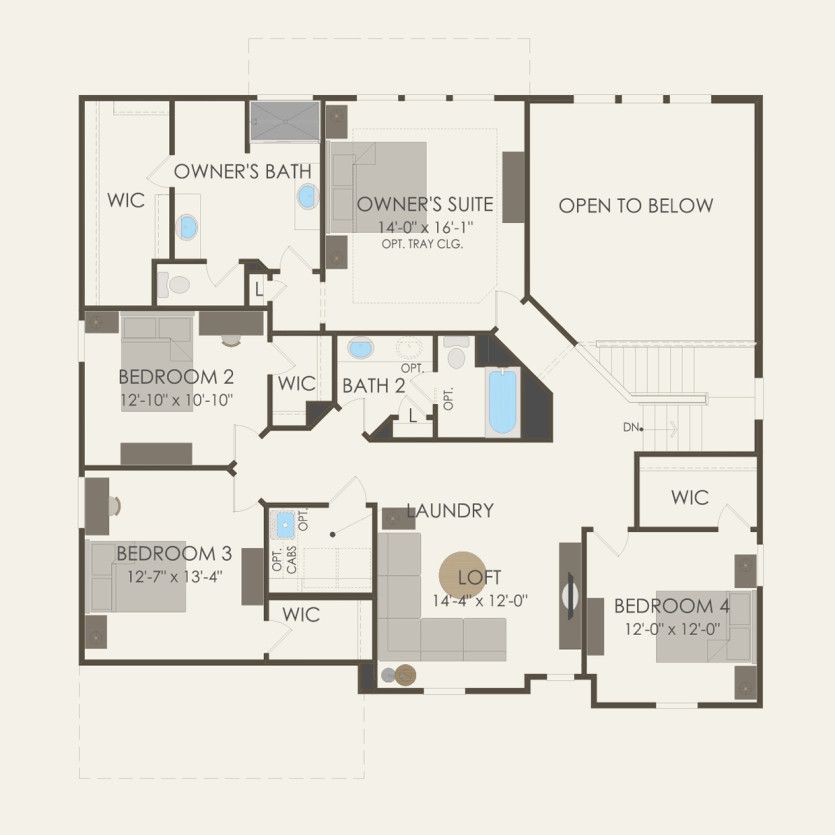 Second Floor 4 br / 2.5 ba