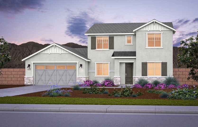 Plan 2 Cottage Elevation (D)