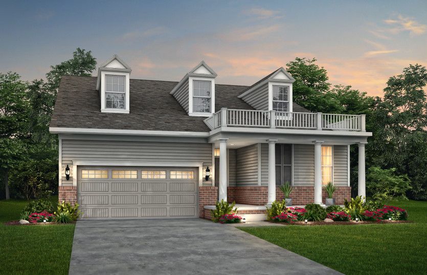 Georgian Revival 1 - Elevation HR3B