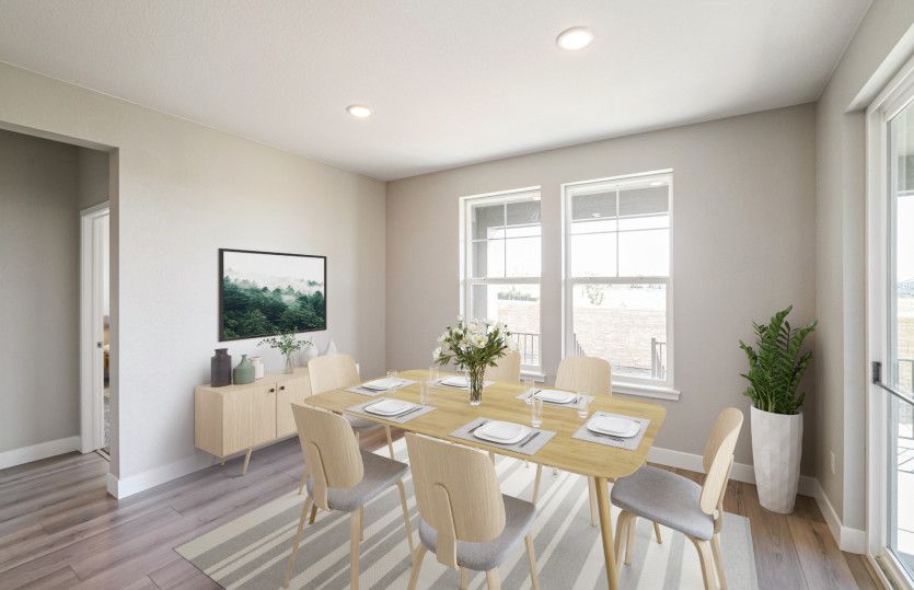 Enjoy meals each day in the quaint café just off the kitchen.