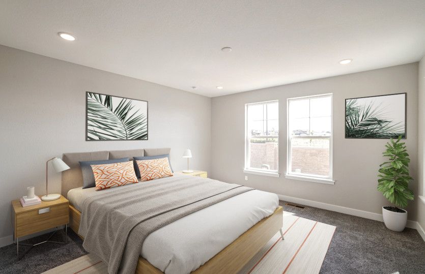 The Brownstone owner's suite is spacious and designed with relaxation in mind.