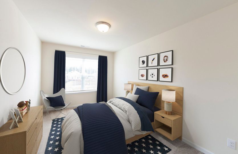 Spacious Secondary Bedrooms