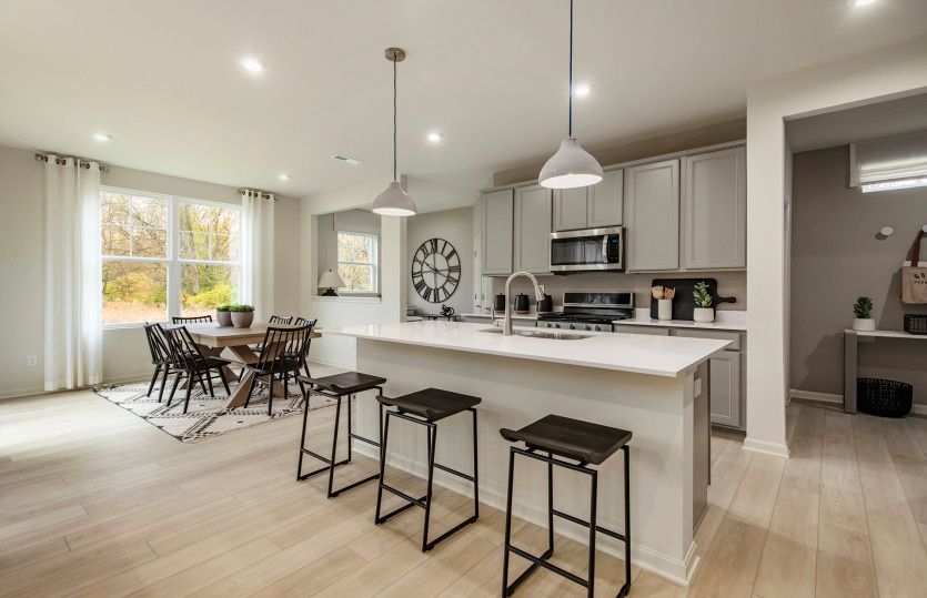 Open-Concept Design with Sight Lines to Gathering Room and Café