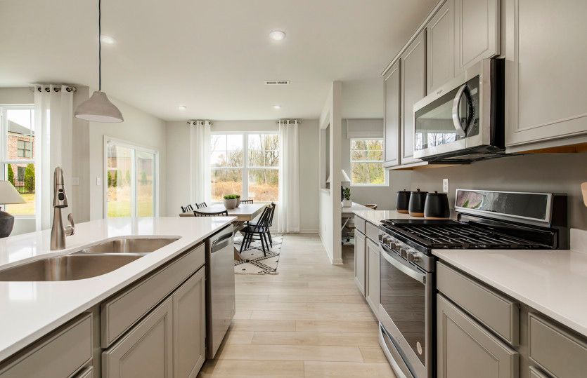 Open-Concept Design with Sight Lines to Gathering Room and Café